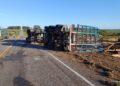 Vuelco en Ruta 54