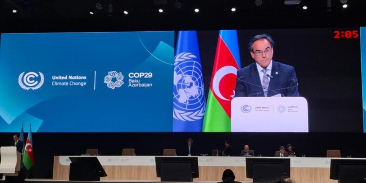 COP 29: Uruguay abogó por la concreción de una estrategia para financiamiento climático