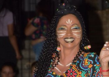 Silvia Parodi de la comparsa Dulces Guerreras