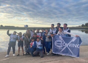 Gran participación del Club Colonia Rowing en la 4ª fecha del Circuito Nacional de Remo 2025