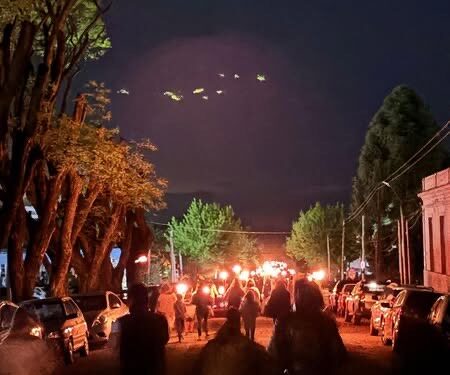La Paz celebró su 167° aniversario con la Marcha de las Antorchas