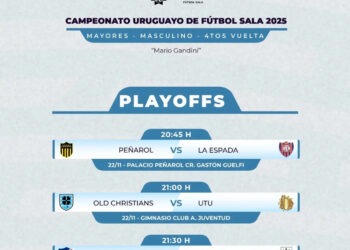  Playoffs del Campeonato Uruguayo de Fútbol Sala: Fijaciones y expectativas