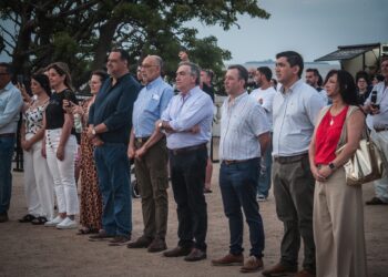 “Realmente estoy muy contento, hace tiempo venía imaginando esta fiesta, con toda gente de acá”