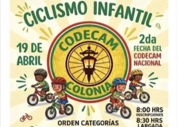 Ciclistas infantiles y juveniles se preparan para una competencia nacional en Colonia