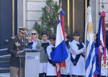 Discurso completo del Tte. Cnel. Frank Franchini Jefe del Batallón “Oriental” en el acto patrio