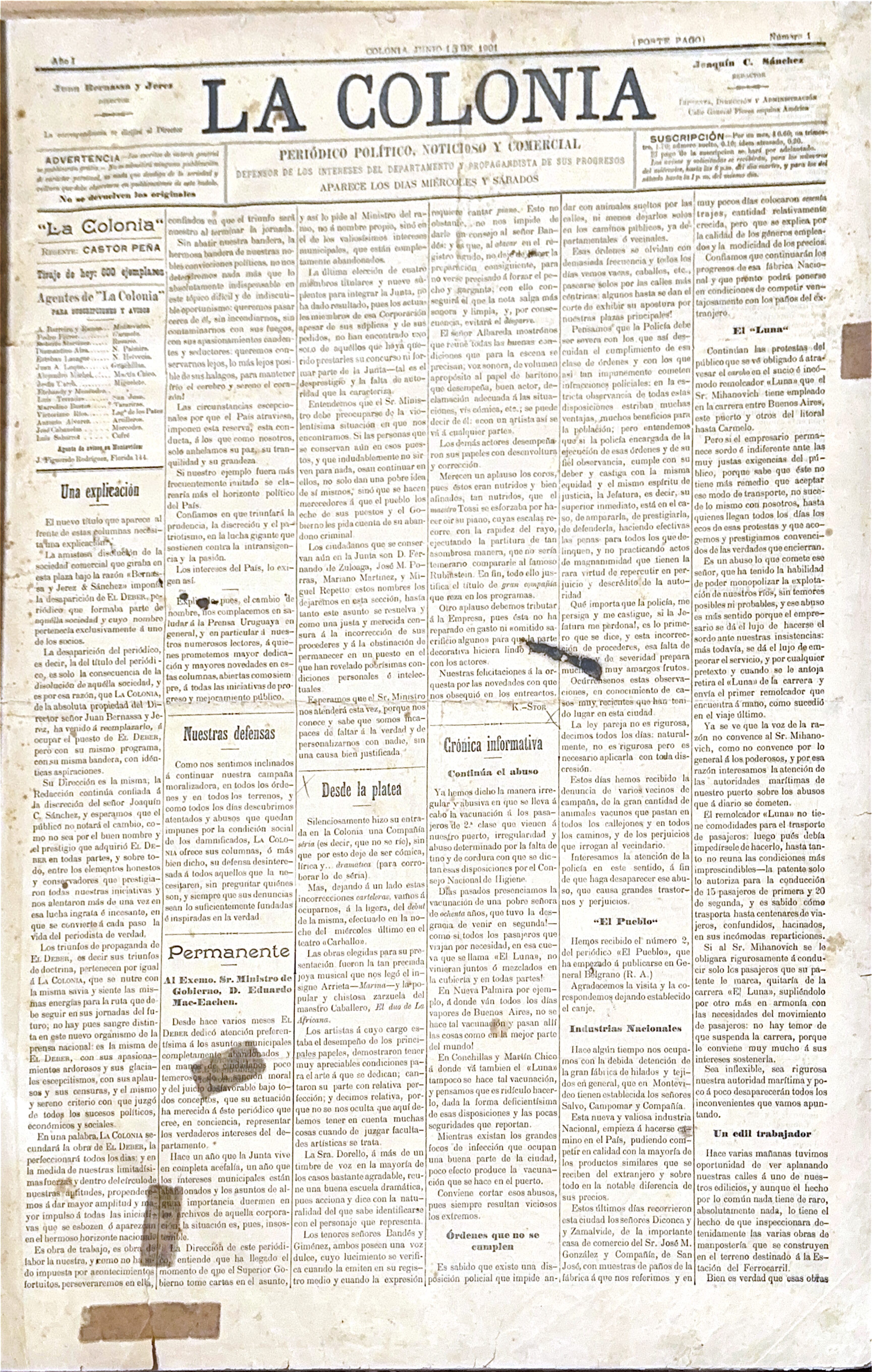 125 años de periodismo local: La historia viva de La Colonia