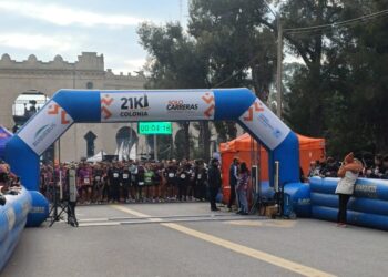 Colonia del Sacramento estrenó su Media Maratón Internacional con más de 1.700 corredores